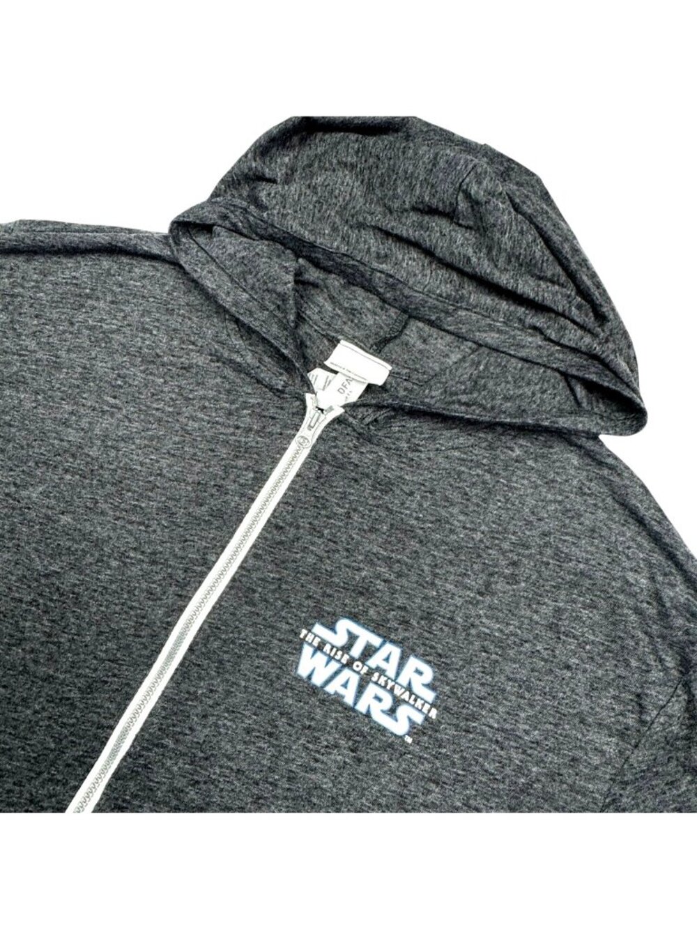 Disney Cast x Star Wars Rise of Skywalker Movie Promo Hoodie Gray • Large